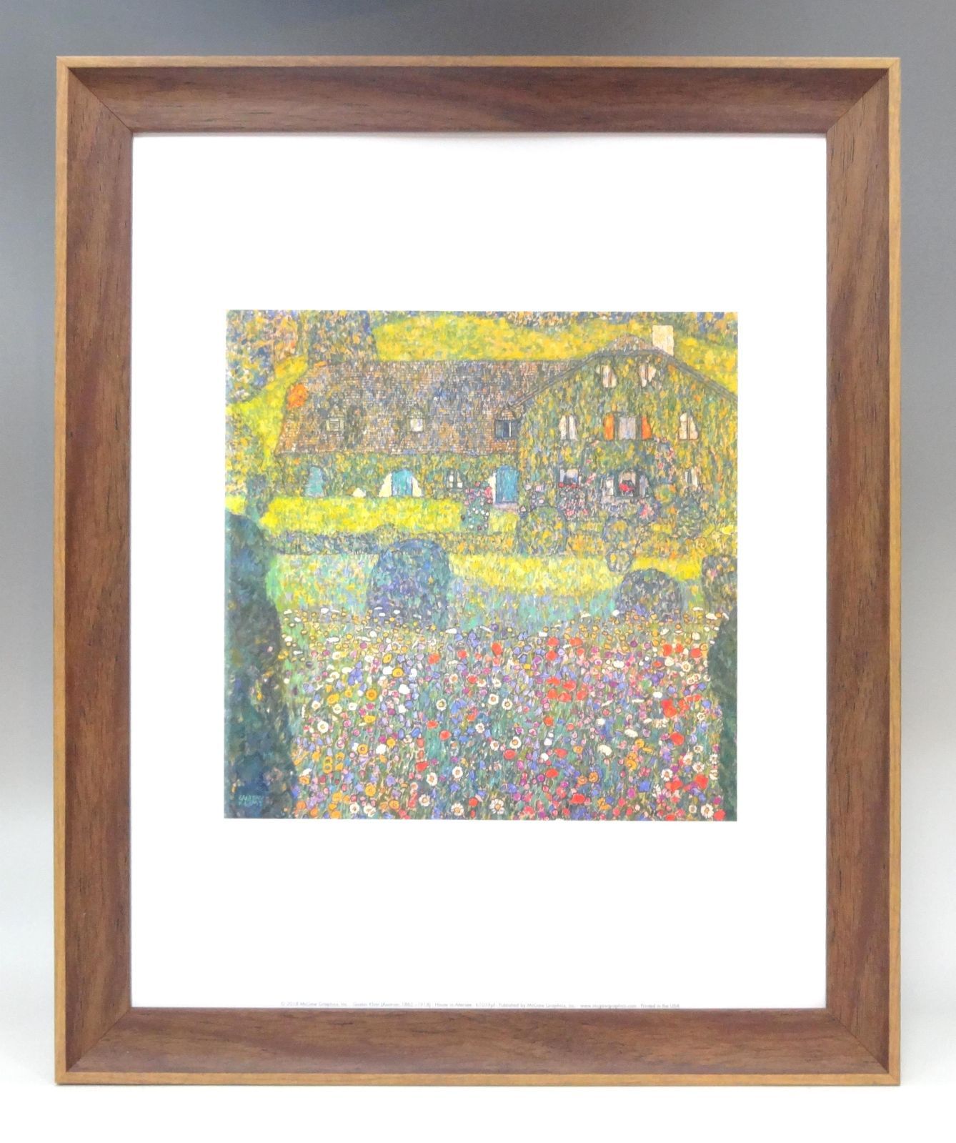 新品額付アートポスターグスタフ・クリムトGustav KlimtHouse in Attersee121