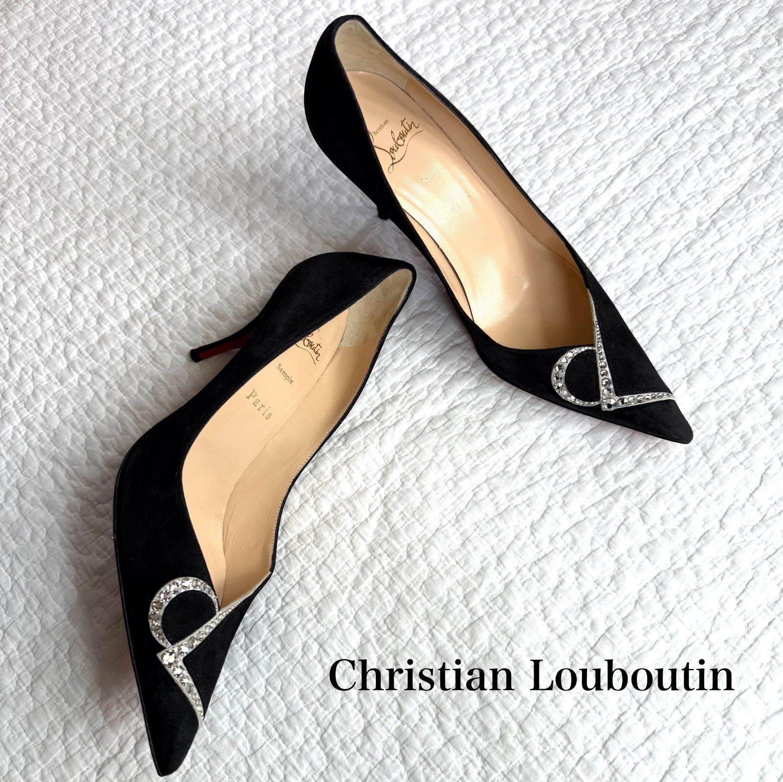 美品 希少 Christian Louboutin クリスチャンルブタン スエード