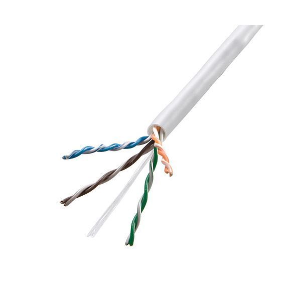 サンワダイレクト LANケーブル 自作用 300m カテゴリ5e 単線 UTP ホワイト 500-LAN5-CB300W 1本 WWW_OLIVIERBERNSTEIN_COM