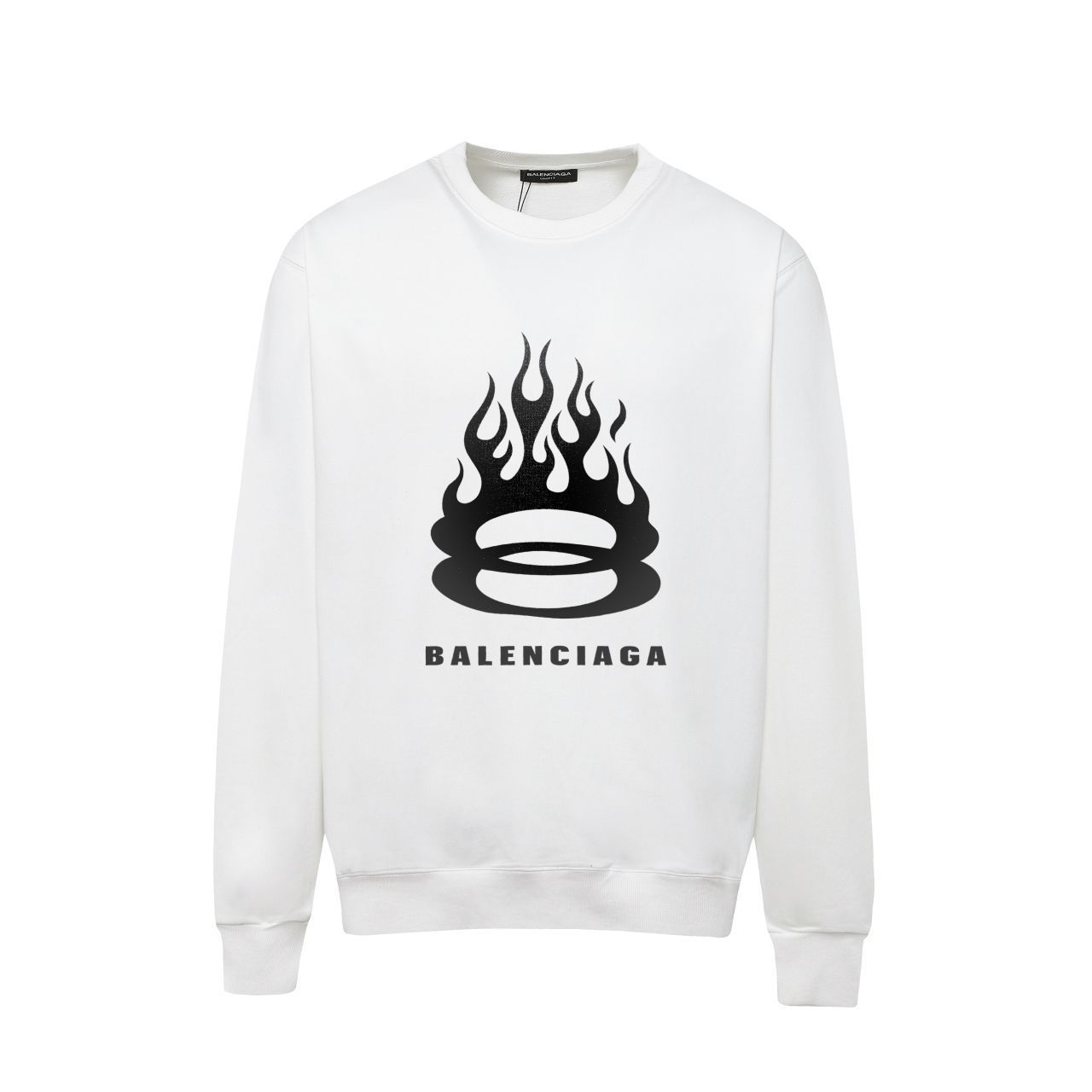 【話題】BALENCIAGA ロゴプリント コットン スウェットシャツ 1240001023447_1.jpg