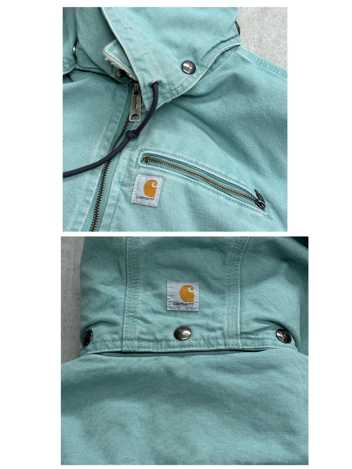 レアデザイン メキシコ製 ダックフルジップパーカー Carhartt