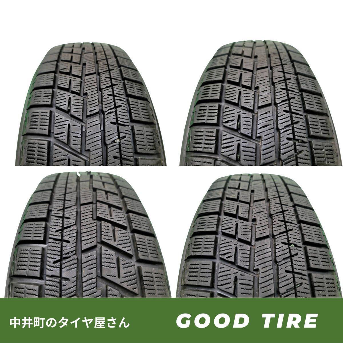 185 60R15 ヨコハマ ICEGUARD IG60 4本 製 8分山 タイヤ アクア フィット シエンタ 6933