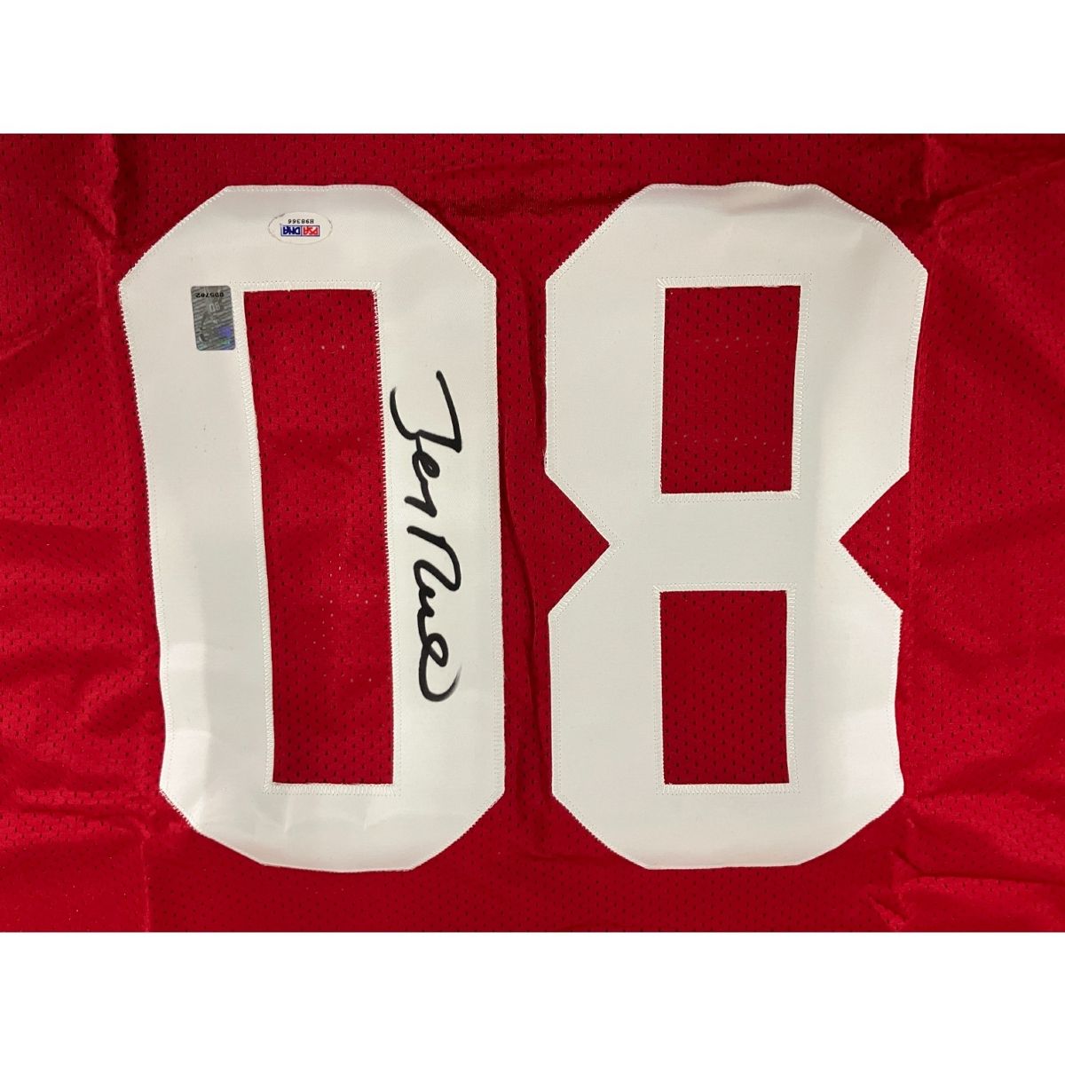 Jerry Rice ジェリー ライス 直筆サイン入 ユニフォーム PSA