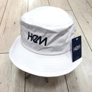 HeM (ヘム) 刺しゅう ロゴ バケットハット 帽子 HM-HM2105 - メルカリ