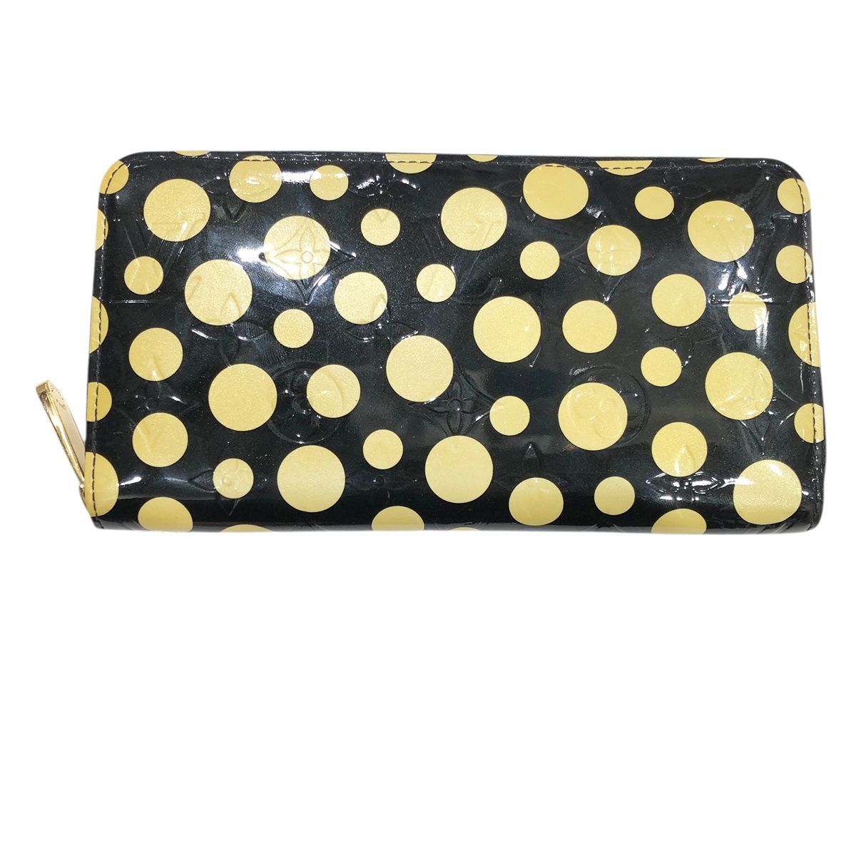LOUIS VUITTON ルイ ヴィトン M91573 ヴェルニ ドットインフィニティ 長財布 ブランドジッピーウォレット 草間弥生25012921 SA