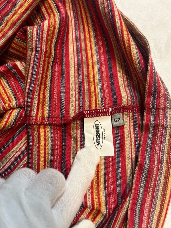 MISSONI/ミッソーニ ジャガード柄 半袖シャツ 00年代 Made In