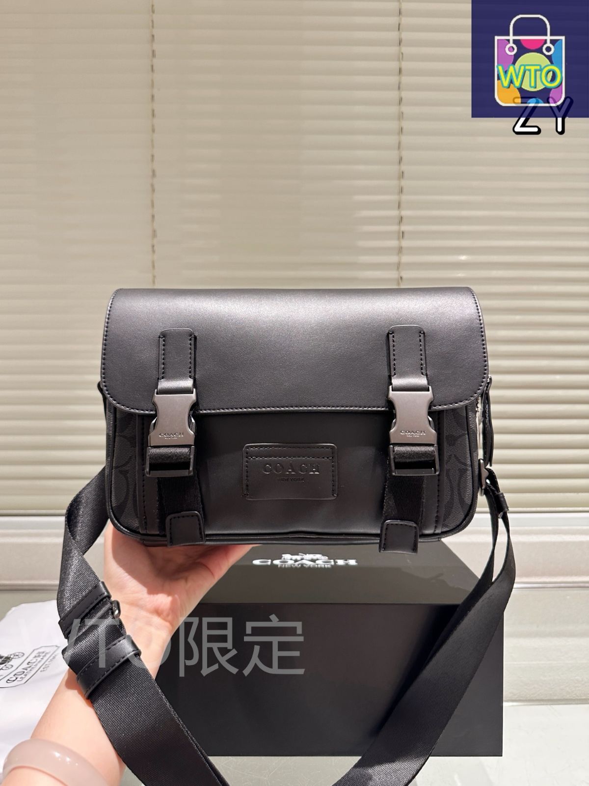 COACH ボックスバック 今日特価】Coach コーチ Track ポストマンバッグ ギフトボックス