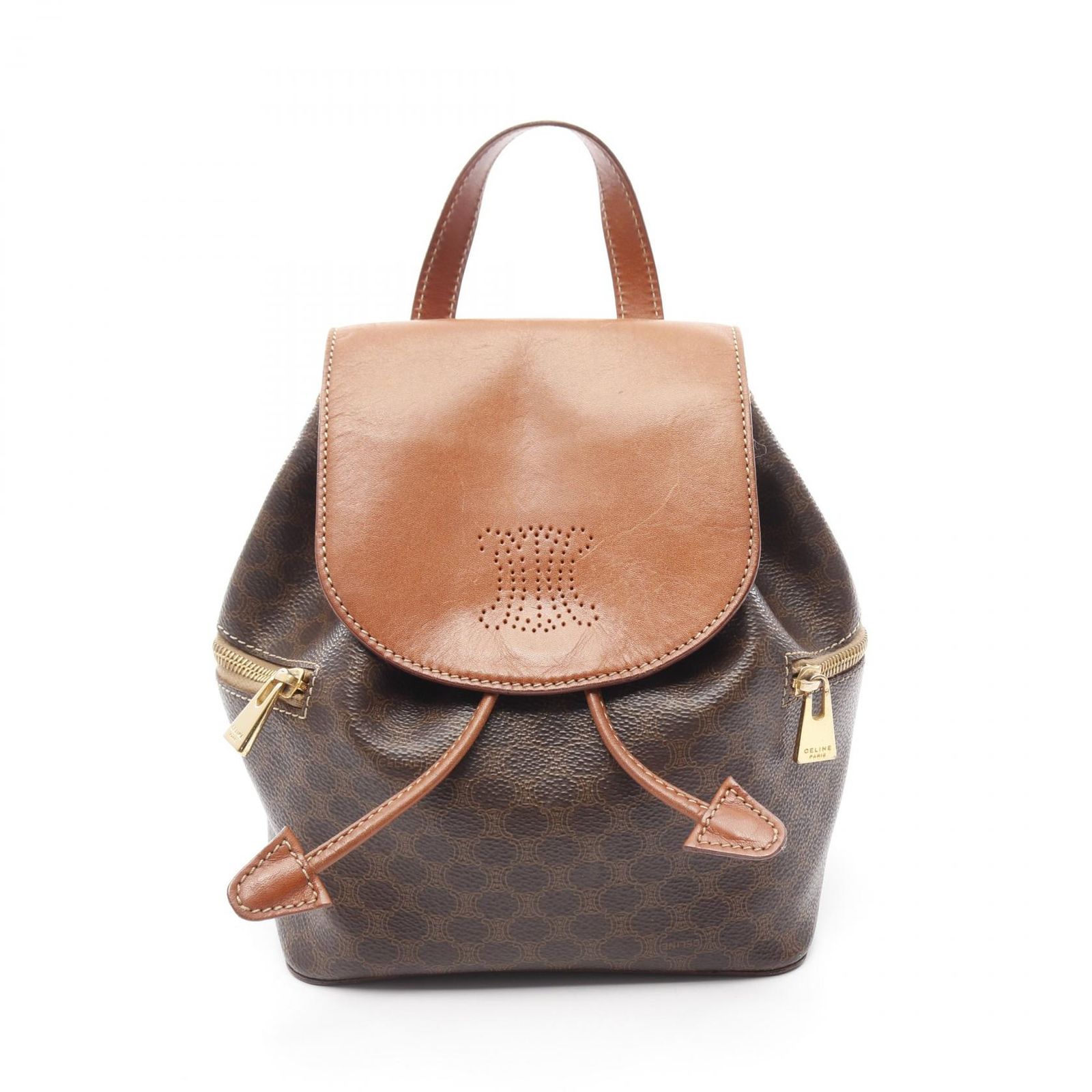 CELINE セリーヌマカダムリュックゴールド金具