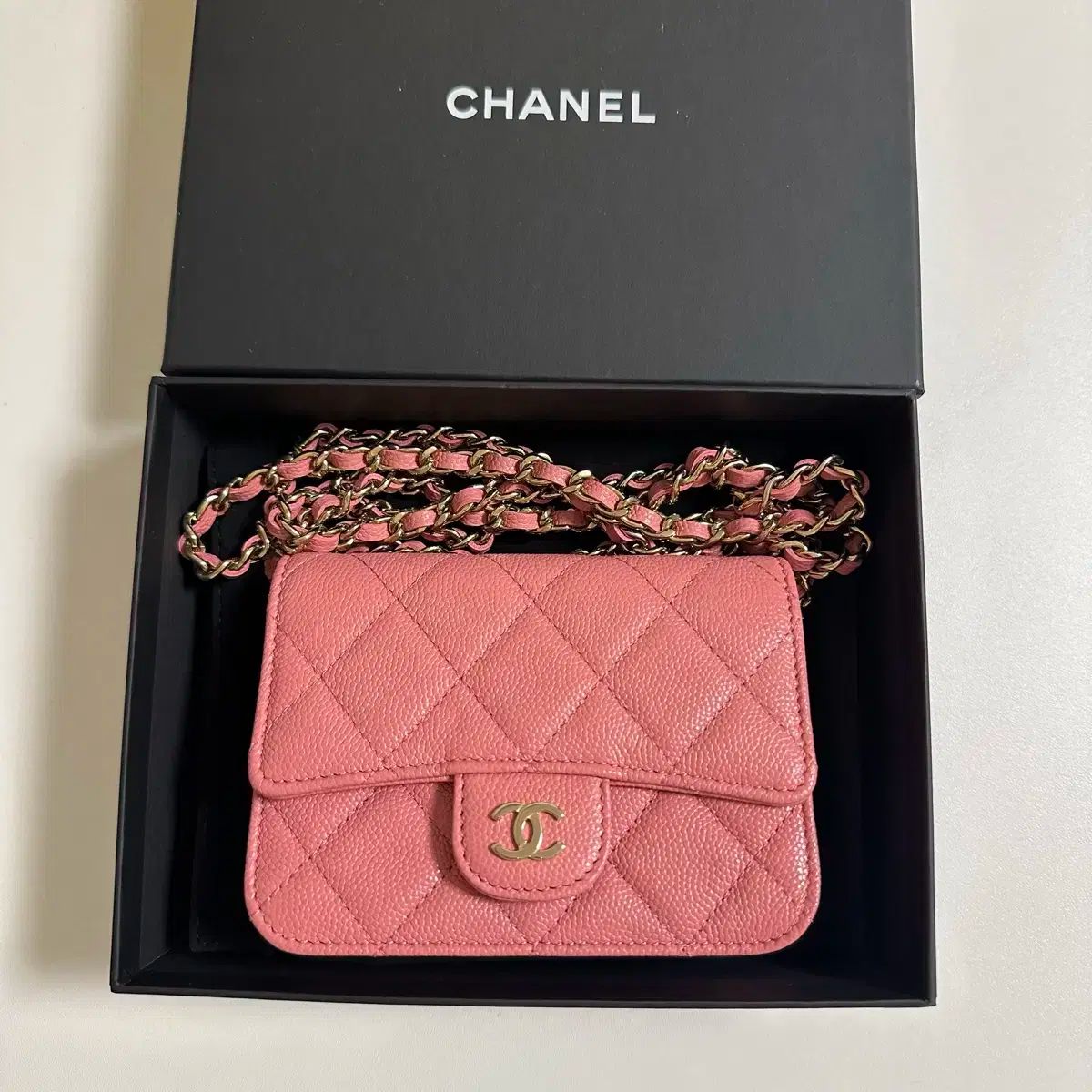 【25p】CHANEL ミニウォレット Chanel(シャネル) クラシック ミニ チェーンウォレット ap2727