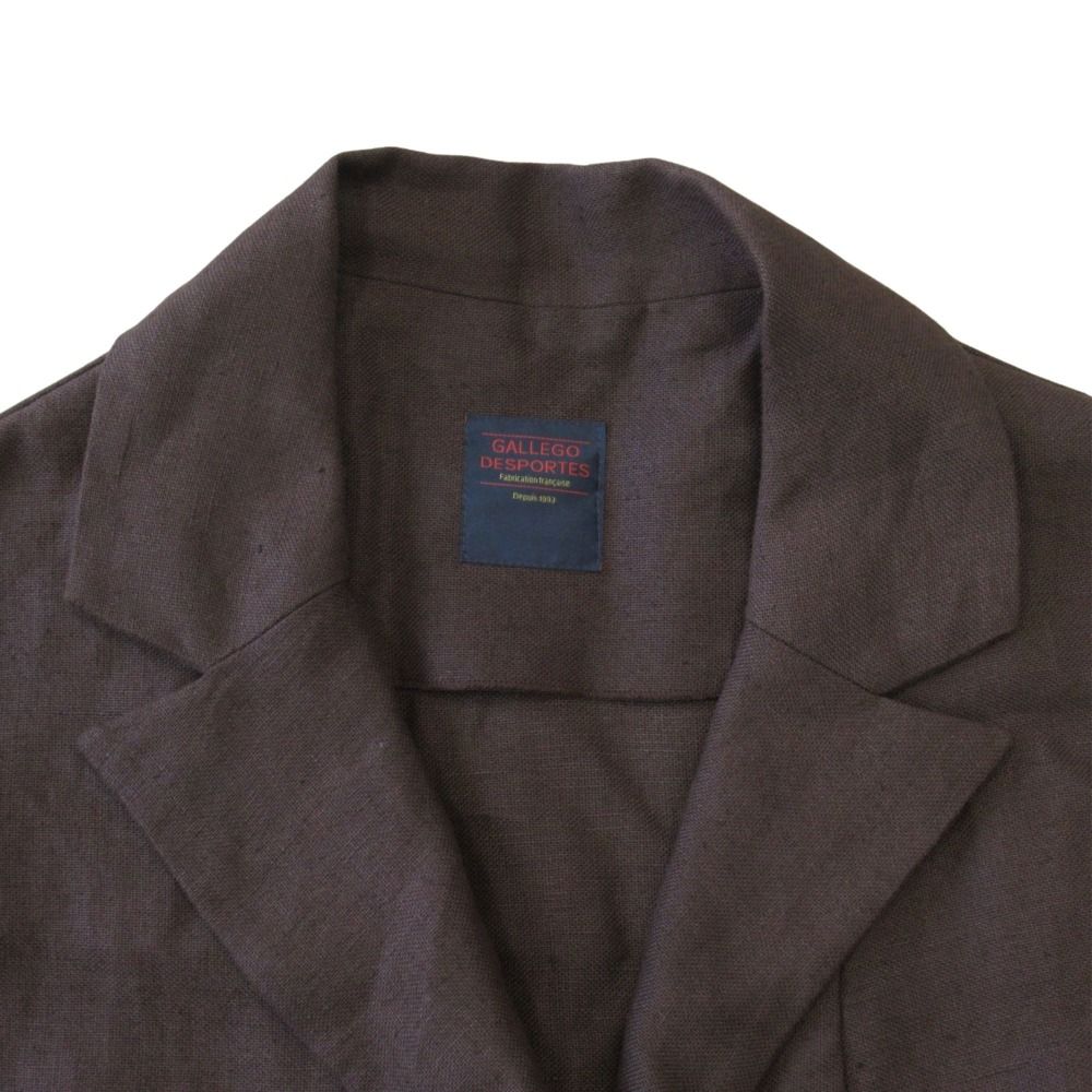 新品同様 GALLEGO DESPORTES ギャレゴデスポート リネン ロング コート  
