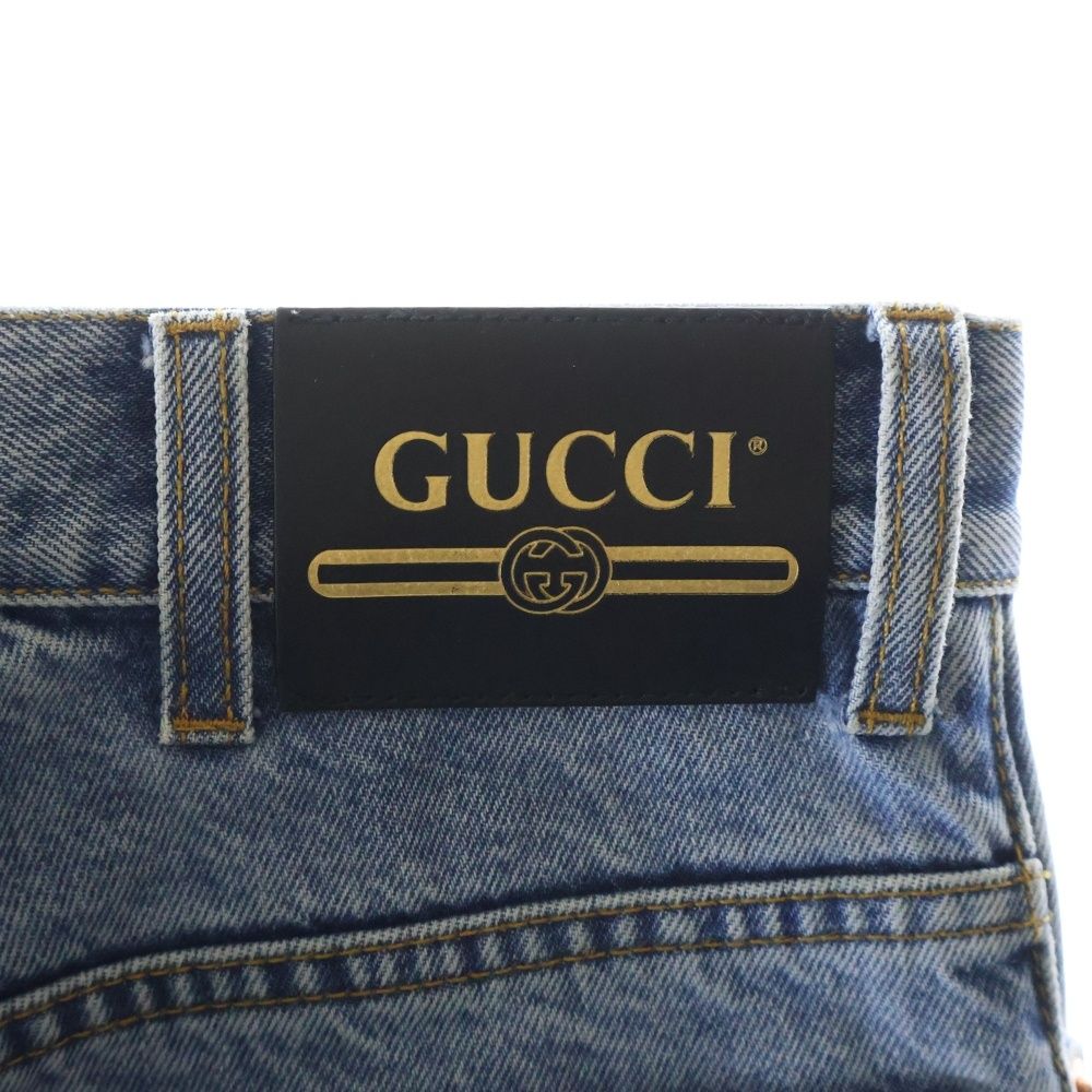 GUCCI (グッチ) ダメージ加工 ブリーチドリップドオーガニック