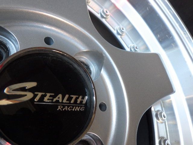 2926 B▲送料無料▲STEALTH Racing K35 ホイール▲16x6.5J|6.0J 4穴 PCD100 45▲4本▲前後違い
