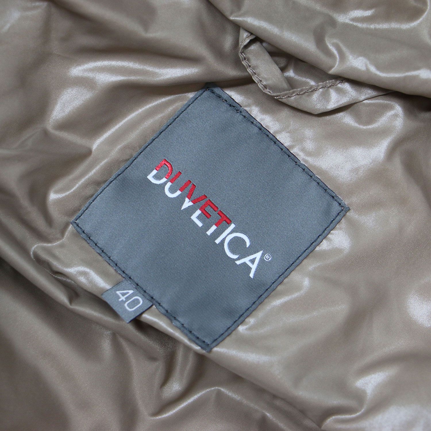DUVETICA デュベティカ ベスト ベージュ グレー サイズ:40(M