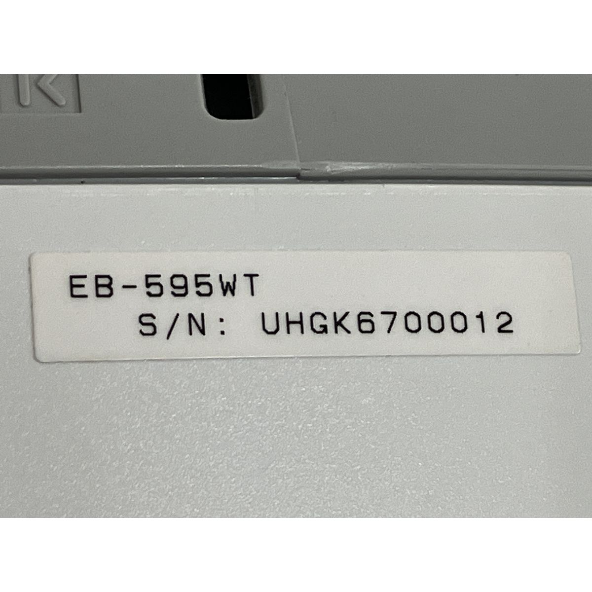 EPSON EB-595WT プロジェクター 家電 趣味 中古 O9877849 - メルカリ