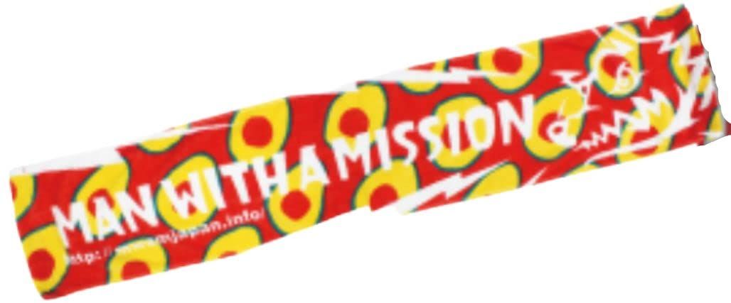 MAN WITH A MISSION マンウィズアミッション SUMMER GOODS 2017 マフラータオル アボカドレッド