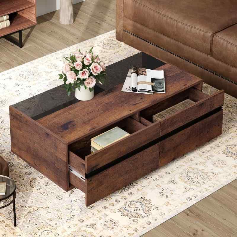 WAMPAT ローテーブル 北欧風 / センターテーブル（収納付き） WAMPAT ローテーブル 北欧風 センターテーブル 収納付き リビング