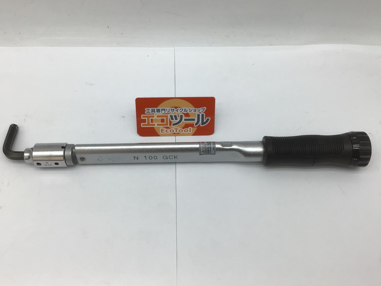 品 〇カノン へッド交換式グリップ付プリセットトルクレンチN100GCK N100GCK ITMQ3669GX12 エコツール知立店 M02