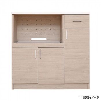 日本製組立家具 キッチンボード カウンターレンジ台 CO-CU-9090SR