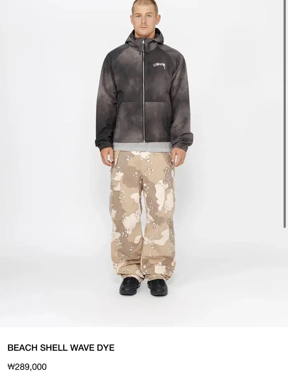 STUSSY(ステューシー) ビーチシェル 黒 s