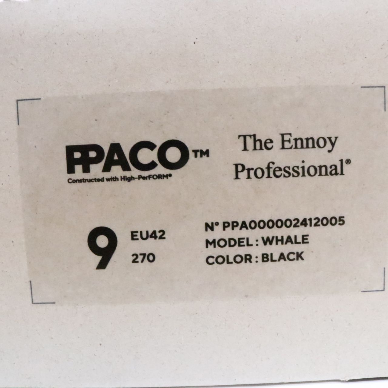 【新品未使用・27cm】PPACO × the ennoy 27cm PPACO ENNOY “WHALE” サンダル ブラック US9 - メルカリ