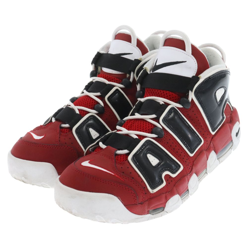 NIKE (ナイキ) AIR MORE UPTEMPO 96 エア モア アップテンポ モアテン ハイカットスニーカー レッド  US9.5/27.5cm 921948-600 - メルカリ