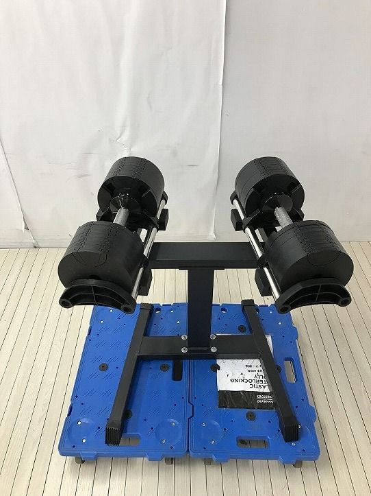 ① 【未使用品】NUOBELL 232 可変式ダンベル 32kg Amazon | フレックスベル 可変式 ダンベル 32kg シルバー 2kg