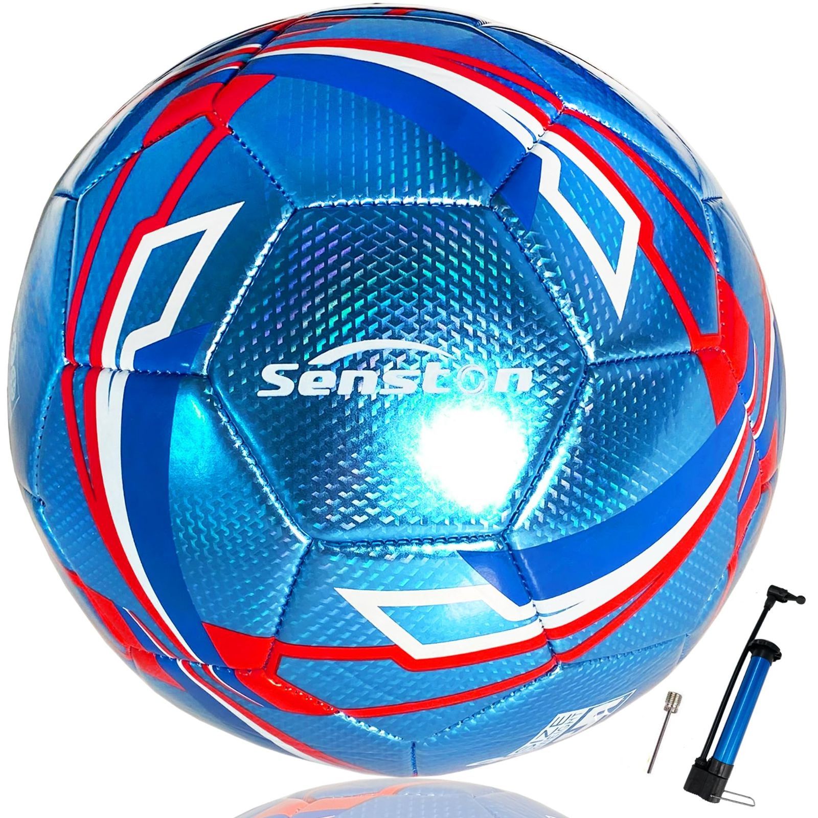 Senston サッカーボール 5号空気入れ2つ　ボール入れ袋 Senston サッカーボール 5号空気入れ2つ ボール入れ袋 （Amazon