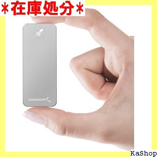 PC周辺機器 SABRENT 外付けSSD、SSD 1TB、USB 3.2 Gen 2 10Gb/秒、最大