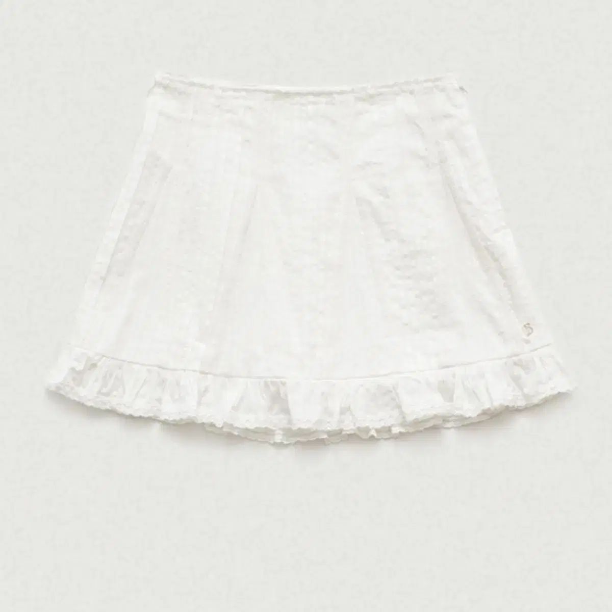 【THE BARNNET】 Lignes Lace Mini Skirt The Barnnet(ザ・バーネット) Lignes Lace Mini Skirt m サイズ