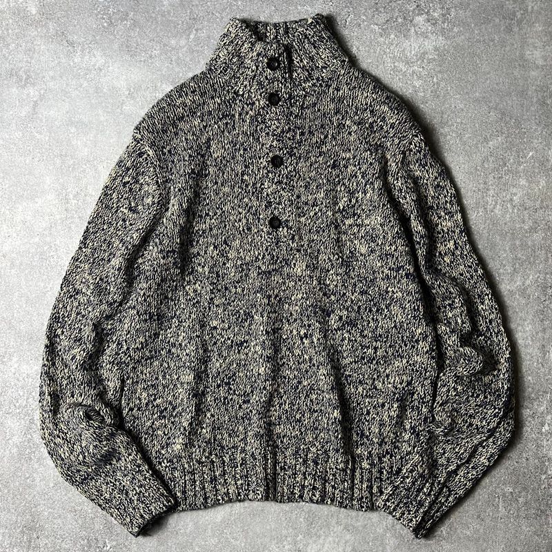 90s POLO JEANS ラルフローレン ハイネック コットンニット 90s POLO JEANS ラルフローレン ハイネック コットンニット 90s