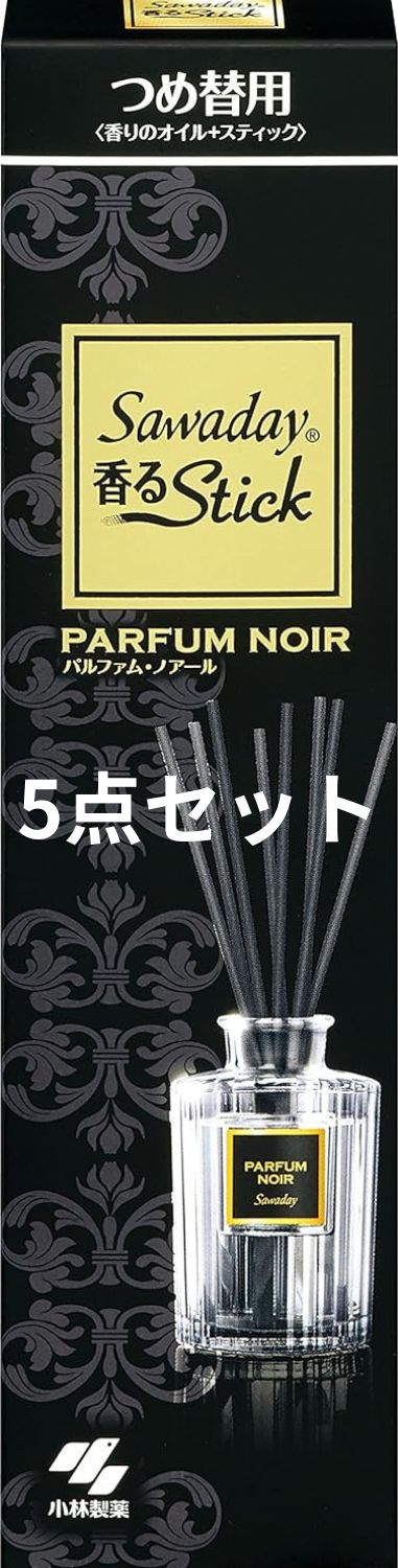 サワデー香るスティック パルファム ノアール 芳香剤 部屋用 詰め替え用 70ml ルームフレグランス 30点セット