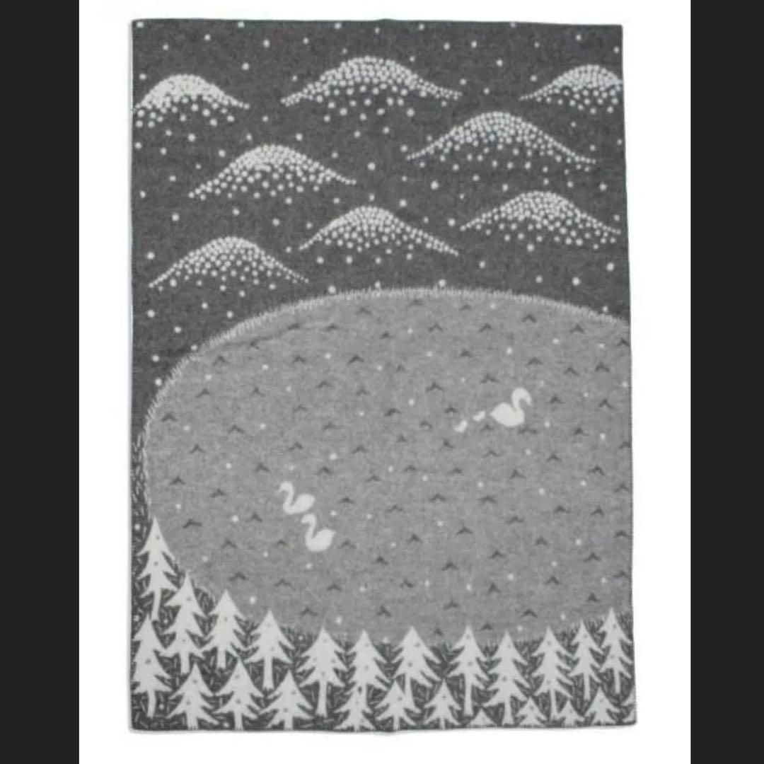 クリッパン ミナペルホネン ブランケット レイクインザバレー グレー