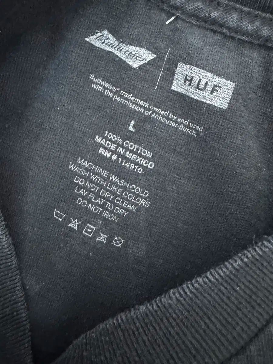 HUF(ハフ) x バドワイザー ヴィンテージ バックプリント ロング