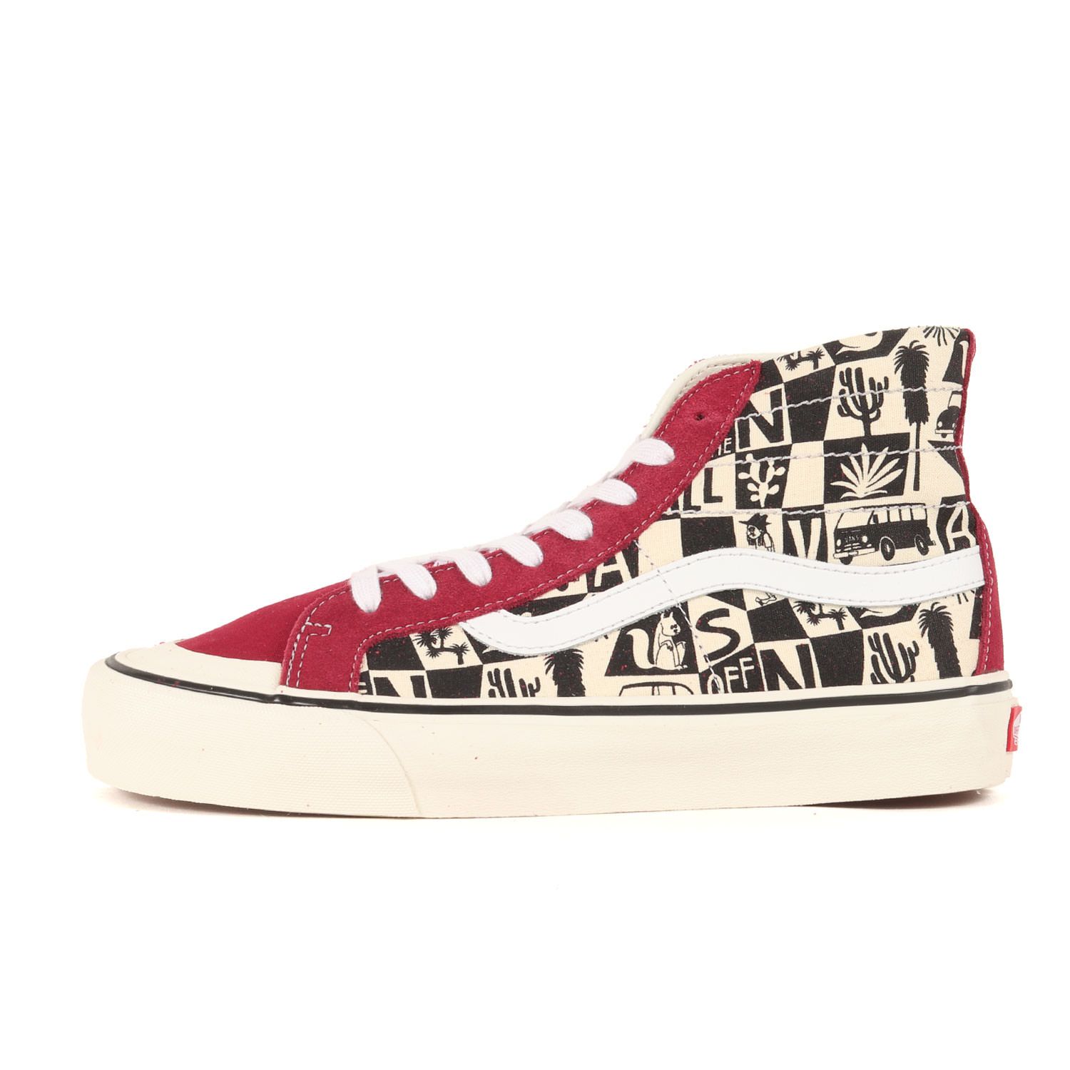 VANS バンズ サイズ:26.5cm 花井祐介 SK8-HI 138 DECON SF スケート ハイ ルンバレッド US8.5 ハイカット スニーカー シューズ 靴 コラボ【メンズ】【K4319】