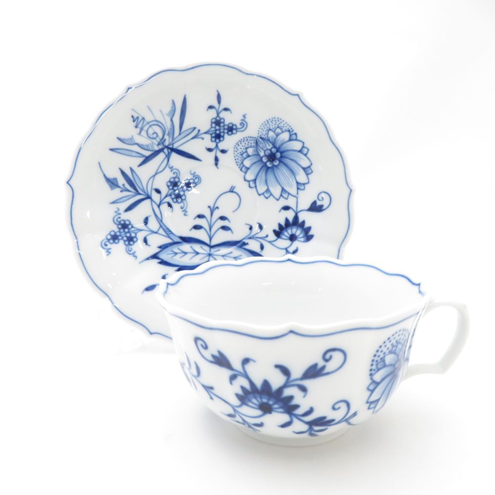 ♥ MEISSEN マイセン ブルーオニオン ティーカップ＆ソーサー SM4703U2 SKLAD-KIRPICHA_RU