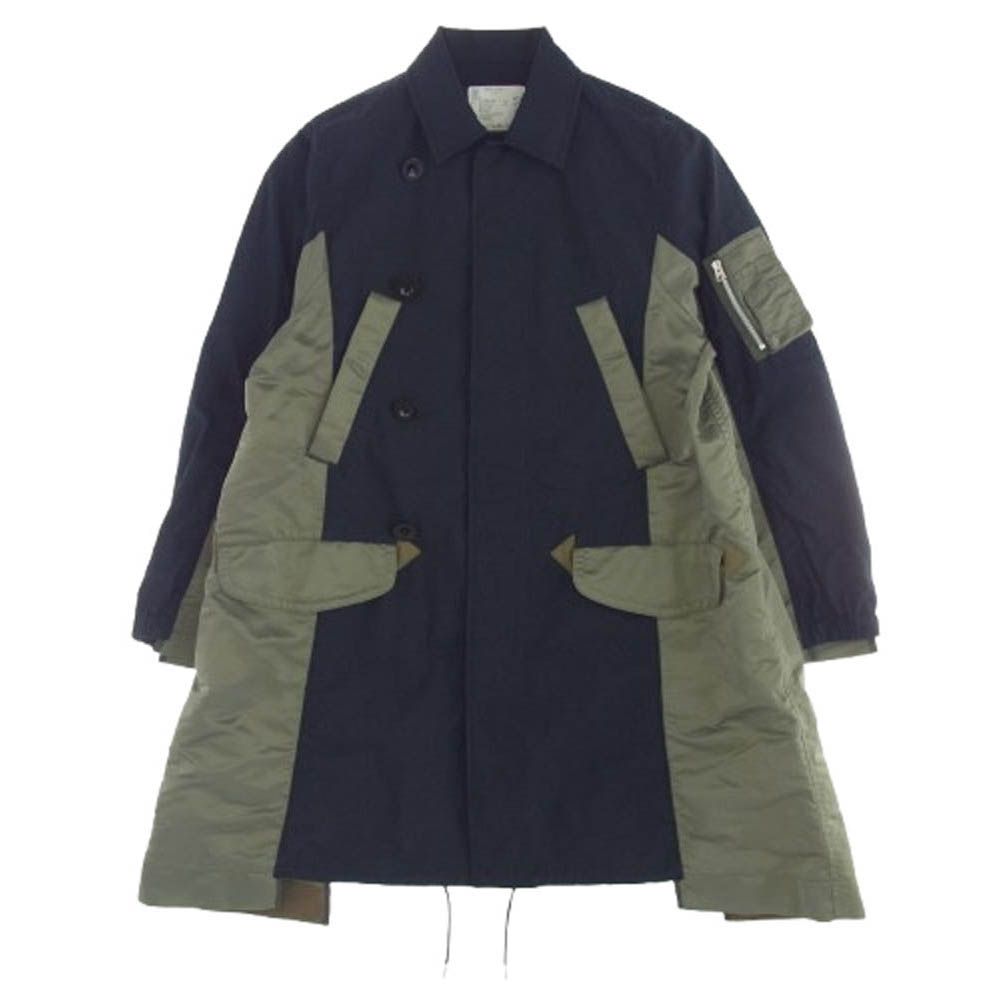 Sacai サカイ 21AW SCM-035 Military Coat navy khaki
