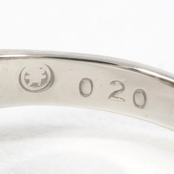 PT900 リング 指輪 8号 ファイヤーオパール 2.29 ダイヤ 0.20 総重量約 