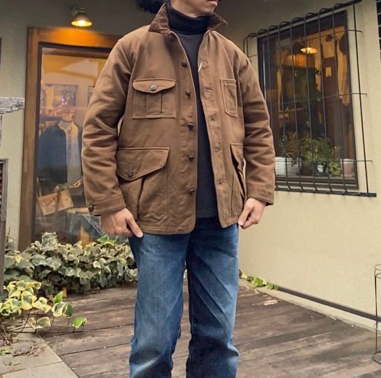 新品未使用品 FOB FACTORY F2427 HUNTING JACKET / BROWN L 新品未使用品 FOB FACTORY F2427 HUNTING JACKET / BROWN L