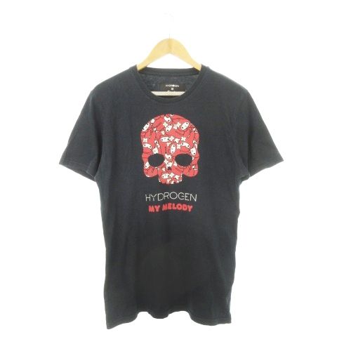 HYDROGEN 24SS LOGO SKULL グラフィック ラウンド Tシャツ 半袖 HYDROGEN 24SS 3SKULL グラフィック ラウンド Tシャツ 半袖