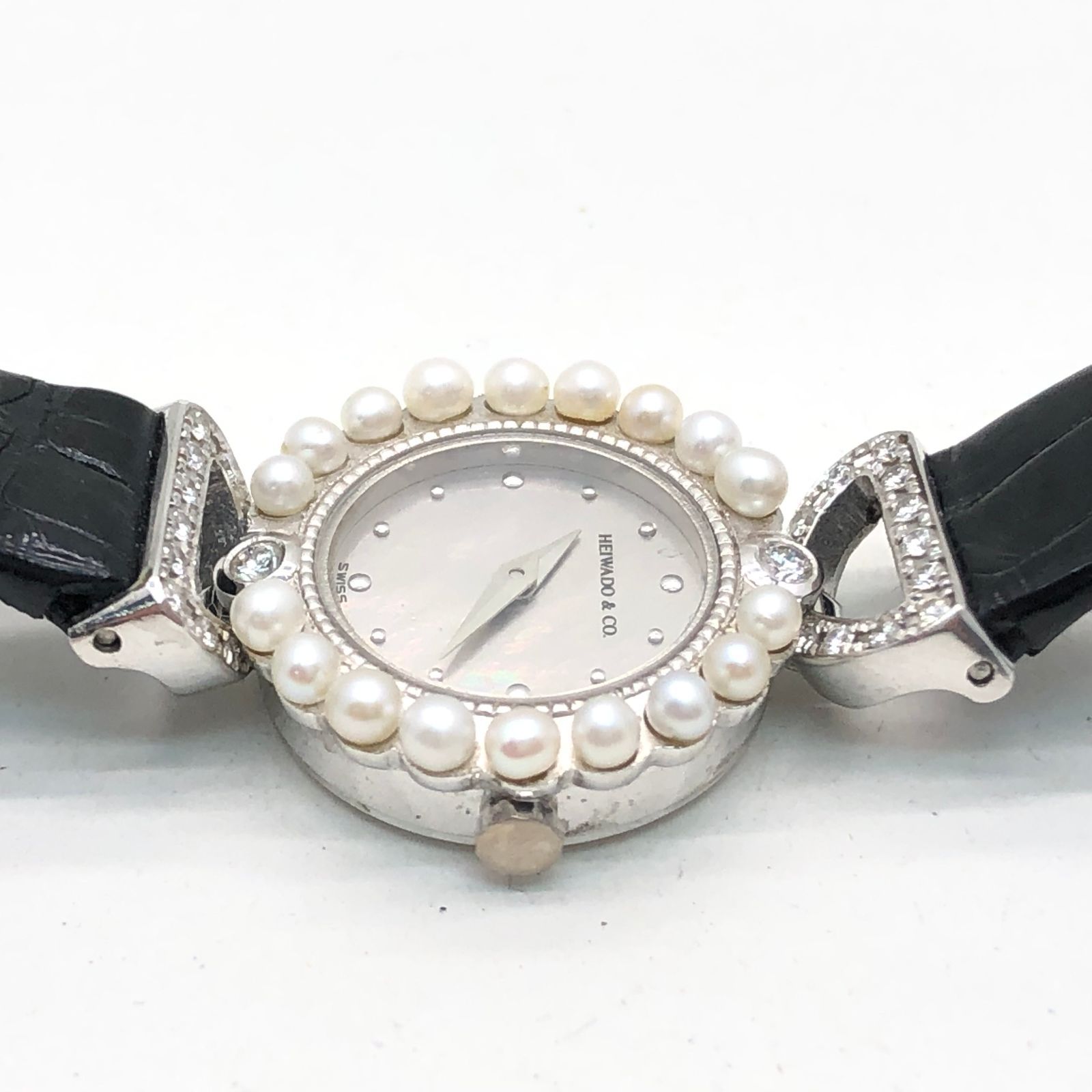 HEIWADO&CO 腕時計 ダイヤ パール プラチナ 925 稼働 1-816 - ウルトラ