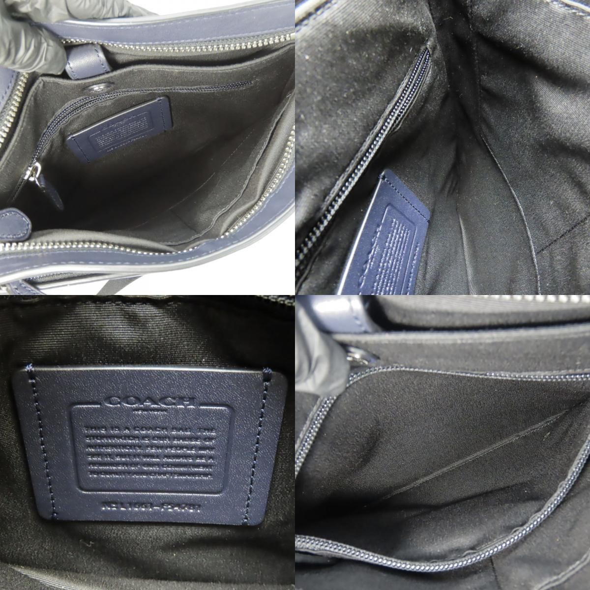 中古】 コーチ ショルダーバッグ F54781 シグネチャー PVC レザー