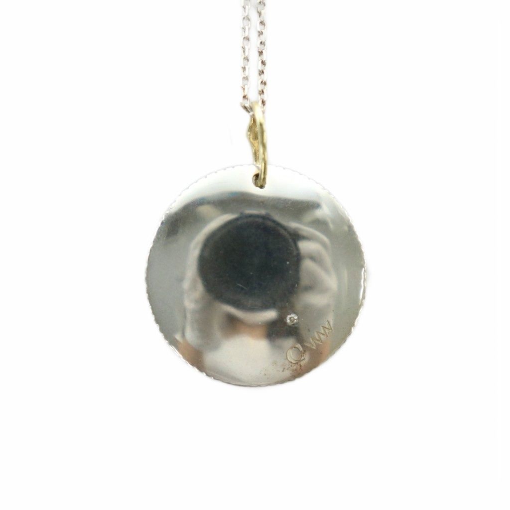 ワッコワッコ WACCOWACCO × カオス Chaos 22年 シルバーコインネックレス Quarter アクセサリー SV925 シルバー色 WACH-001 |XZ