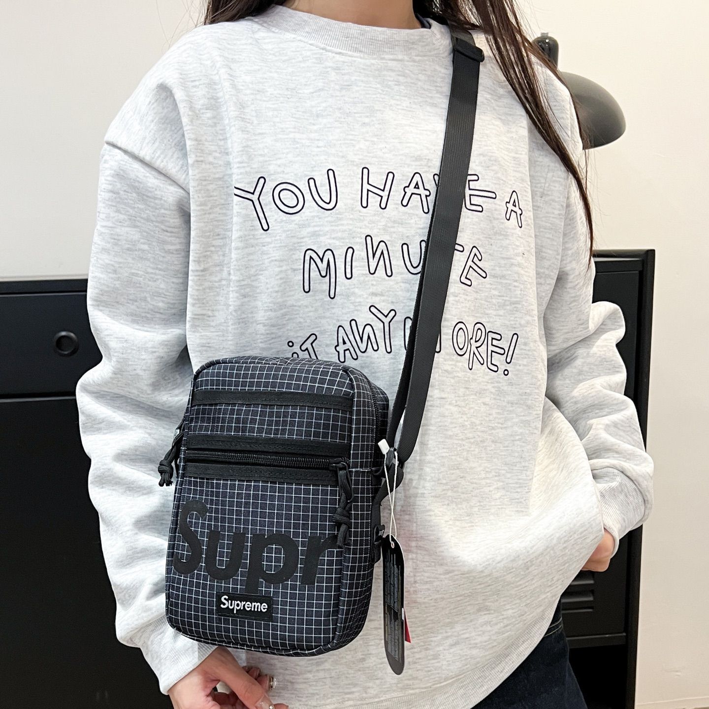 シュプリーム ストリートスタイル クロスボディバッグ ユニセックス アウトドア スポーツ スマホバッグ | ♥品