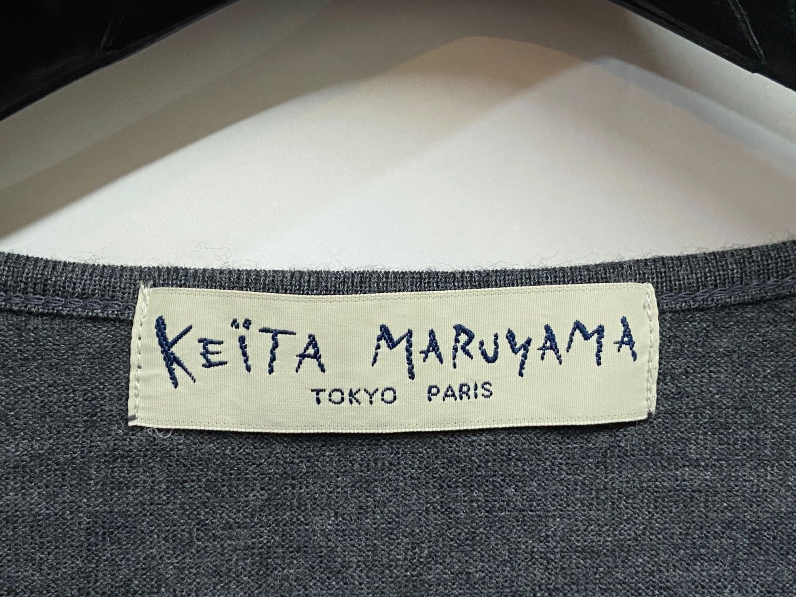 Vintage KEITA MARUYAMA｜ケイタマルヤマ ギター刺繍 ウールニット