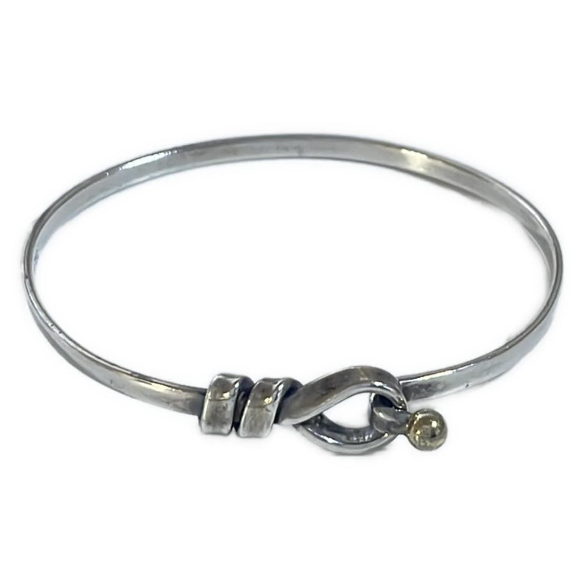Tiffany & Co. ティファニー　フラットワイヤーラブバングル TIFFANY&Co. 新品同様 ティファニー フラットワイヤー