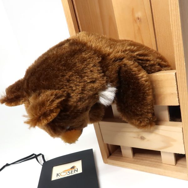 KOESEN CINNAMON BEAR 限定500体 ケーセン　ぬいぐるみ KOESEN CINNAMON BEAR テディベア 500体限定 ブラウン モヘア