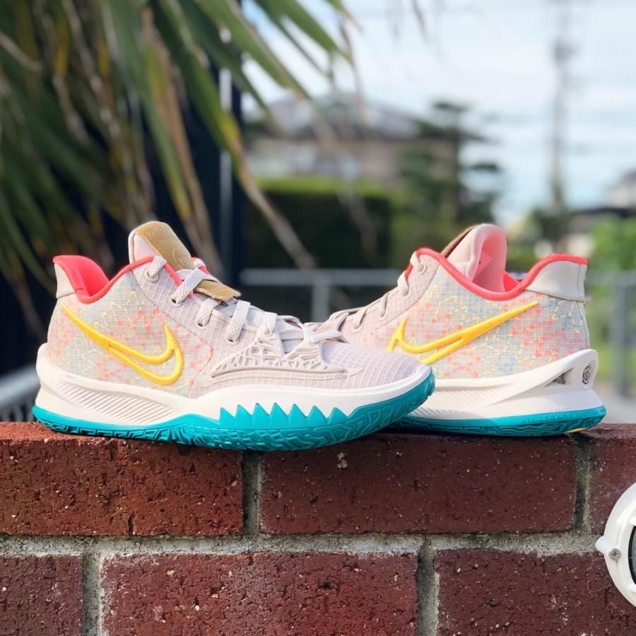 NIKE KYRIE LOW 4 'N7' ナイキ カイリー ローカット 4 【MEN'S】 natural/yellow-teal  CW3985-005