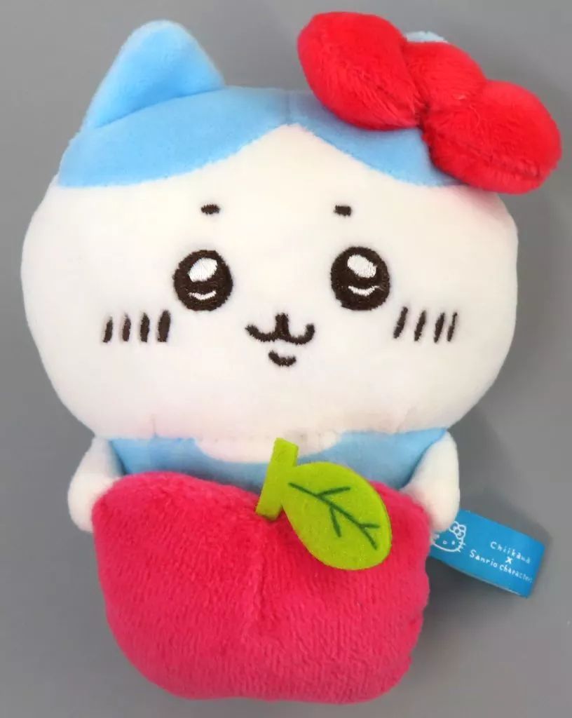 ちいかわ サンリオ デスクトップから見守るひっかけぬいぐるみ ハチワレ キティ ちいかわ×サンリオキャラクターズ デスクトップから見守る