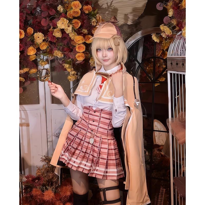 NOKIJP ブイチューバー コスプレ ワトソン アメリア コスプレ衣装 Vチューバー コスプレ わとそん あめりあ コスプレ衣装 Watson Amelia アメ グレムリン バーチャルユーチューバー VTuber cosplay ホロライブ USTAUSTRALIA_COM_AU