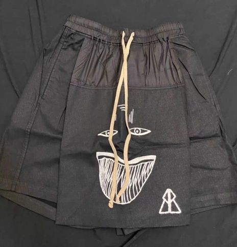 RICK OWENS パッチワーク ショートパンツ